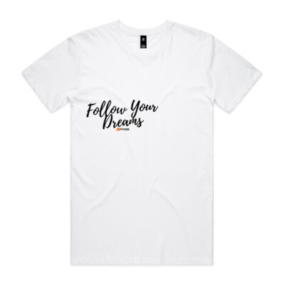 Follow Your Dreams White Tee Thumbnail
